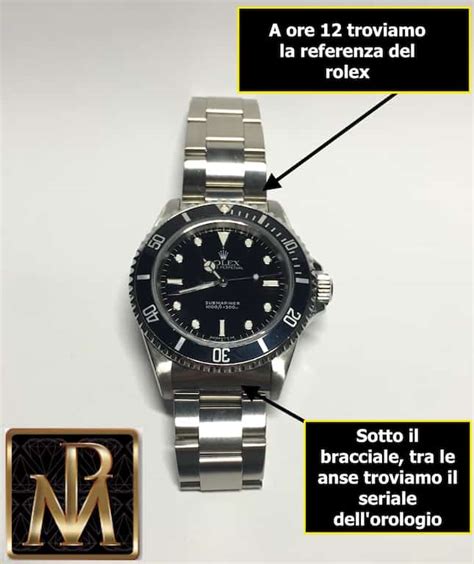 rolex submariner seriale bracciale|tabella matricola rolex.